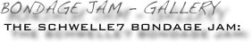 BONDAGE JAM - GALLERY
 THE SCHWELLE7 BONDAGE JAM:                   
                                           